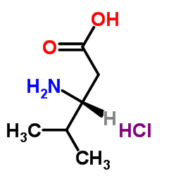 D-BETA-HOMOVALINE HYDROCHLORIDE Structure