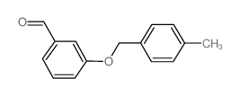 3-((4-Methylbenzyl)oxy)benzaldehyde Structure