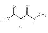 2-chloro-n-methylacetoacetamide Structure