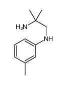 2-甲基-N1-(3-甲基苯基)-1,2-丙二胺结构式