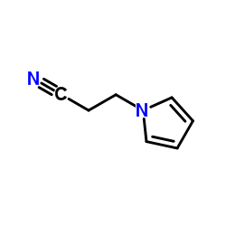 N-(2-Cyanoethyl)pyrrole Structure