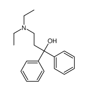 3-(diethylamino)-1,1-diphenylpropan-1-ol Structure