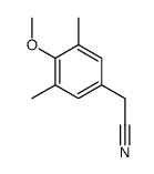 2-(4-methoxy-3,5-dimethylphenyl)acetonitrile Structure