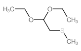 1,1-diethoxy-2-methylsulfanyl-ethane结构式