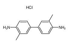 3,3'-dimethyl-benzidine, hydrochloride结构式