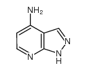 1H-吡唑并[3,4-b]吡啶-4-胺结构式