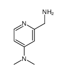 2-Pyridinemethanamine,4-(dimethylamino)-(9CI) structure
