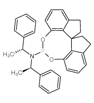 (11AR)-(+)-10,11,12,13-四氢茚并[7,1-DE:1’,7’-FG][1,3,2]二氧磷-5-双[-1-苯乙基]胺结构式