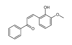 3-(2-hydroxy-3-methoxyphenyl)-1-phenylprop-2-en-1-one结构式