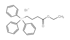 Phosphonium,(4-ethoxy-4-oxobutyl)triphenyl-, bromide (1:1) Structure