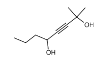 2-methyloct-3-yne-2,5-diol结构式