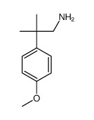 2-(4-Methoxyphenyl)-2-methylpropan-1-amine Structure
