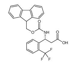 Fmoc-(R)-3-氨基-3-(2-三氟甲基苯基)丙酸图片