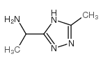 3-(ALPHA-氨乙基)-5-甲基-4-H-1,2,4-三唑结构式