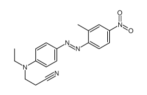 3-[N-ethyl-4-[(2-methyl-4-nitrophenyl)diazenyl]anilino]propanenitrile Structure