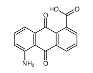 5-amino-9,10-dioxoanthracene-1-carboxylic acid Structure