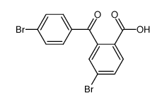 4-bromo-2-(4-bromo-benzoyl)-benzoic acid Structure