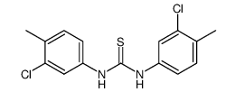 1,3-bis-(4-methyl-3-chloro)phenyl thiourea结构式