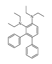1-N,1-N,2-N,2-N-tetraethyl-3,4-diphenylbenzene-1,2-diamine结构式