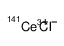 cerium-141(3+),trichloride结构式