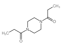 1-(4-propanoylpiperazin-1-yl)propan-1-one结构式