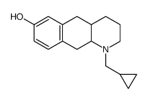 cis-1,2,3,4,4a,5,10,10a-octahydro-1-cyclopropylmethylbenzo[g]quinolin-7-ol Structure