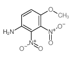 Benzenamine,4-methoxy-2,3-dinitro-结构式