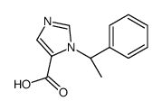 3-[(1S)-1-phenylethyl]imidazole-4-carboxylic acid Structure