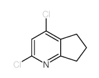 2,4-二氯-6,7-二氢-5H-环戊二烯并[b]吡啶结构式