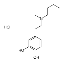 4-[2-[butyl(methyl)amino]ethyl]benzene-1,2-diol,hydrochloride Structure