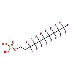 单[2-(全氟辛基)乙基]磷酸酯结构式