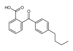 2-(4-丁基苯甲酰基)苯甲酸结构式