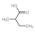 2-Methylbutyric acid Structure
