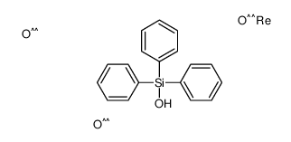三氧杂(三苯基硅氧基)铼(VII)结构式