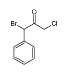 1-bromo-3-chloro-1-phenylpropan-2-one Structure