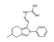 [(E)-(5-methyl-2-phenyl-4,7-dihydroisoindol-1-yl)methylideneamino]urea结构式