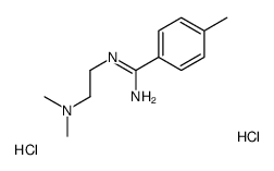 2-[amino-(4-methylphenyl)methylidene]azaniumylethyl-dimethylazanium,dichloride结构式