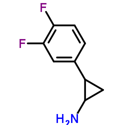 2-(3,4-二氟苯基)环丙胺结构式