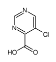 5-氯嘧啶-4-羧酸结构式