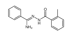 N'-(2-methyl-benzoyl)-benzohydrazonic acid amide Structure