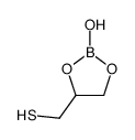 (2-hydroxy-1,3,2-dioxaborolan-4-yl)methanethiol结构式