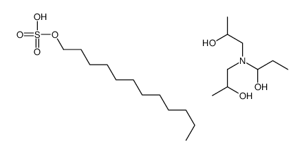 decyl hydrogen sulphate, compound with 1,1',1''-nitrilotripropan-2-ol Structure