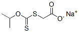 [Isopropoxy(thiocarbonyl)thio]acetic acid sodium salt Structure