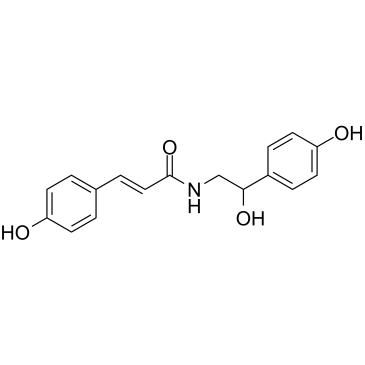N-对香豆酰真蛸胺结构式