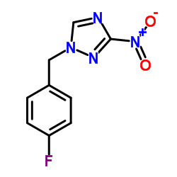 1-(4-FLUORO-BENZYL)-3-NITRO-1H-[1,2,4]TRIAZOLE结构式
