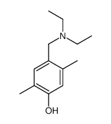 4-二乙氨基甲基-2,5-二甲基苯酚结构式