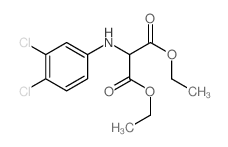 diethyl 2-[(3,4-dichlorophenyl)amino]propanedioate Structure