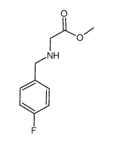 methyl N-(4-fluorobenzyl)glycinate Structure