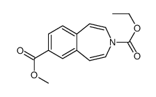 3-O-ethyl 7-O-methyl 3-benzazepine-3,7-dicarboxylate结构式