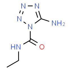 1H-Tetrazole-1-carboxamide,5-amino-N-ethyl-(9CI)结构式